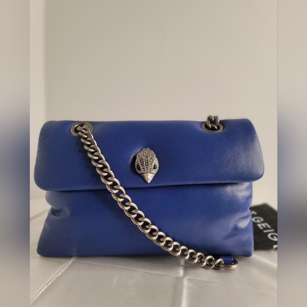 Kew Leather Shoulder Bag KURT GEIGER LONDON